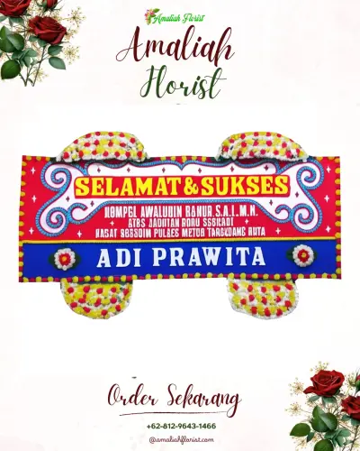 Karangan Bunga Ucapan Selamat haurkuning